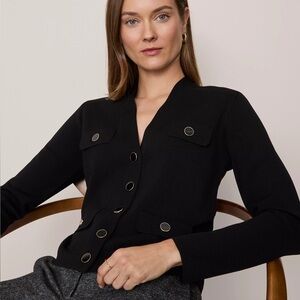 NWT Ann Taylor V-Neck Sweater Jacket